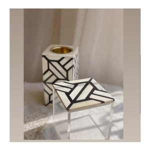 Coffret cadeau arabe Ramadan bois nacre incrustation Mubkhar Bakhoor brûleur plateau Oud encensoir Rose parfum os incrustation pour le Moyen-Orient - Product Image 6