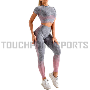 Conjunto de ropa deportiva para mujer, Set de 2 piezas para entrenamiento, Yoga, Fitness, ejercicio, correr - Product Image 5