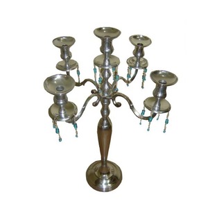 Decoración de puerta de alta calidad, uso votivo de mesa, candelabro de 5 brazos, soporte de vela decorativo de Navidad para el hogar - Product Image 1