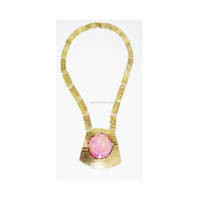 Collar Vintage con estilo, rama con piedra de resina - Product Image 1