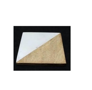 ที่รองแก้วหินอ่อนและไม้แบบคลาสสิกสำหรับใช้ในบ้านที่รองแก้วหินอ่อน - Product Image 3