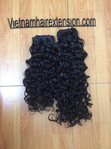 Extensiones de Cabello Humano Remy Virgen Rizado con Doble Trama y Ondas Profundas - Product Image 5