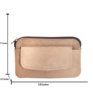 Premium Quality <b>Leather</b> Coin and <b>Key</b> Ring Purse Cowhide Napa Mini Wallet for Coins <b>Keys</b> and Cards Available For Sale - Product Image 5