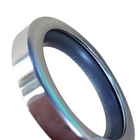 Joint d'étanchéité à l'huile en acier inoxydable PTFE pour compresseur d'air à arbre rotatif 22X35X7