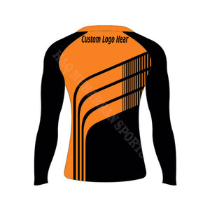 Fabricante al por mayor más vendido de alta calidad diseño de impresión personalizada Rash Guard BJJ MMA rashguard - Product Image 4
