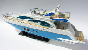 AZIMUT 64 FLYBRIDGE <b>Inflatable</b> Craft Boat with Blue Hull Flybridge <b>Toy</b> Accessories GIA NHIEN CO. LTD Model SB3111P for Ages 5-7 - Product Image 3