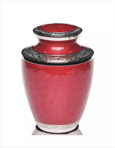 Urne de crémation gravée jaune en laiton massif Style américain/européen Stockage des cendres funéraires du mémorial humain adulte - Product Image 5