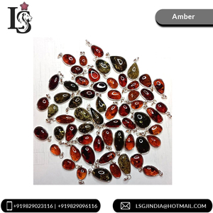Meilleure Qualité 100% Naturel Ambre de La Baltique Beaucoup Poli Poire Cabochons de Pierres Précieuses En Vrac pour Pendentif ou La Fabrication de Bijoux - Product Image 2