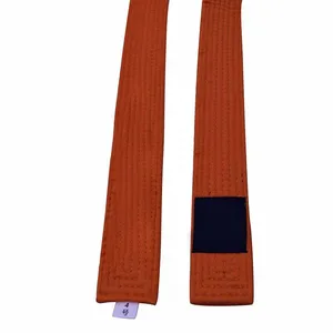 เข็มขัด BJJ สไตล์บราซิลเลียน Jiu Jitsu,ศิลปะการต่อสู้แบบปักโลโก้ได้ตามต้องการสำหรับคาราเต้เทควันโด - Product Image 1