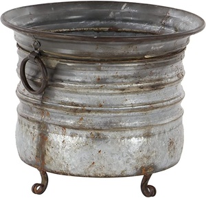 Maceta y macetas oxidadas para interiores y exteriores, casa de campo, fiestas en casa, cualquier tipo de personalización de decoración - Product Image 1