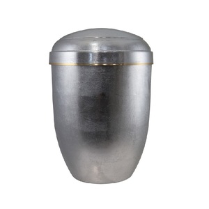 Urna de cremación de metal de estilo europeo hecha a mano de alta calidad con tapa al por mayor para cenizas - Product Image 2