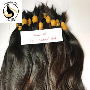 100% เวียดนามเป็นกลุ่มผมบริสุทธิ์นุ่มและเรียบเนียนผู้ขายผมตรงเป็นกลุ่มผมมนุษย์สำหรับการขายขนาดใหญ่2020 - Product Image 1