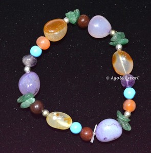 Wholesale <b>Gemstone</b> Semiprecious Stone Fashionable <b>Bracelets</b> - Product Image 1