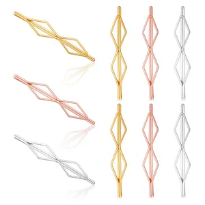 Mode Metall dekorative geometrische Bobby Pins Haars pange für Frauen Mädchen Haarschmuck