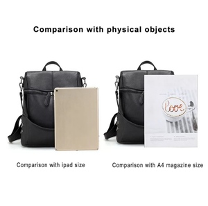 Fashion <b>Men</b> <b>Backpack</b> School Bags <b>for</b> Boys and <b>Men</b> Travel <b>Backpack</b> Leather Crossbody Back Bag Pack - Product Image 5