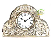 Nouvel arrivage Horloge de table design faite à la main Belle horloge de bureau décorative nautique à quartz Style classique