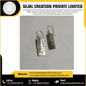 2015 Venta 925 pendientes tribales de ley modelos de joyería de acero inoxidable con pequeños diseños de oro rosa para bodas - Product Image 3