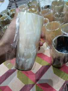 Pulido 100-200 ml Whisky Shot Horn Cup Viking Drinking Horn Cup con estilo de animal náutico Shot Wine Cup - Product Image 3