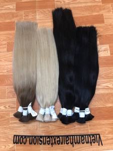 Prix d'usine, qualité exceptionnelle, cheveux en vrac colorés, extensions de cheveux humains vierges Remy, lisses et ondulés, Vietnam - Product Image 5