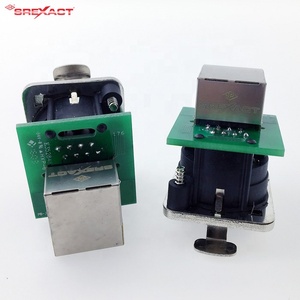 Góc bên phải Ethernet cat5e RJ45 Jack nối Nickel mạ kẽm hợp kim chất lượng cao sản phẩm Loại kết nối - Product Image 5