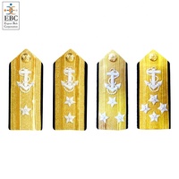 Nelson Ring Schulter brett 3 Gold Braid Stripes Großhandel Harte Schulter bretter Weiche Schulter bretter Gold-oder Silberst reifen