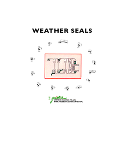 OEM Waterproof TPE <b>Rubber</b> Product <b>Plastics</b> Weather Seals <b>Rubber</b> Door Seals with Various Sizes and Shapes Model 80685 - Product Image 3