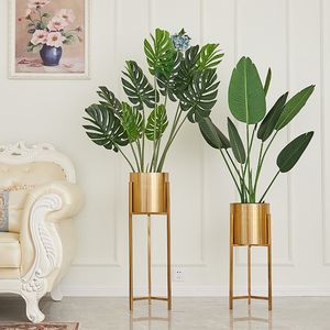 Support de fleurs en métal doré électro-plaqué de style mid-century, moderne, <span class=keywords><strong>pour</strong></span> l'<span class=keywords><strong>intérieur</strong></span> et l'extérieur, <span class=keywords><strong>pour</strong></span> <span class=keywords><strong>plantes</strong></span> et pots de fleurs - Product Image 5