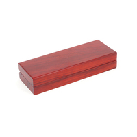 Easy — boîte en bois lisse, sensation de bois, de haute qualité, cadeau personnalisé, en vrac, étui à stylo unique, emballage en bois, boîte à crayons