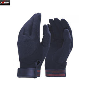 Gants d'équitation OEM Modèle d'équipement équestre en cuir personnalisé Caractéristiques Course Sécurité Cavalier sportif - Product Image 5