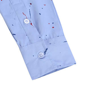 OEM 100% algodón para hombre camisas de vestir de corte slim de otoño casual al por mayor camisas de vestir para hombre para los hombres - Product Image 5