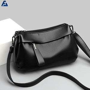 Bolsos cruzados personalizados para mujer, bolsos de hombro de cuero genuino a la moda, color personalizado, espalda de mano, forro de cuero genuino con cremallera - Product Image 3