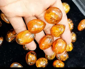 Unique Jewelry Gems Baltic Amber Smooth Cabochon Fancy Gemstone Free Form Aura Healing Jewelry Size