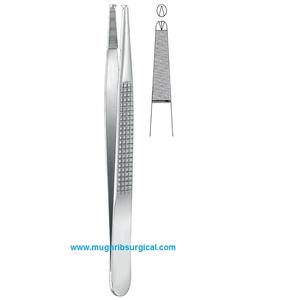 Fórceps de tejido DeBonney de acero inoxidable de alta calidad, 1x2 dientes, 18cm, fabricante y exportador de instrumentos quirúrgicos - Product Image 6