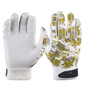 Gants de frappe de baseball en cuir véritable de haute qualité personnalisables en gros avec logo personnalisé en PU et surface en PVC - Product Image 3