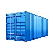 Used Dry <b>Container</b> 40ft 33.2 CUM Capacity Blue Steel Cargo Storage Unit - Product Image 2