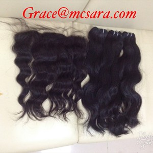 Bó Tóc Tự Nhiên Việt Nam Bán Sỉ Từ Nhà Máy Trực Tiếp Chất Lượng Hàng Đầu Mcsara Và Tóc Gợn Sóng Tự Nhiên - Product Image 5