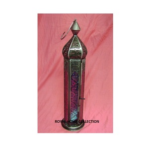 Festival Decoration <b>Moroccan</b> Metal Candle <b>Lantern</b> - Product Image 2