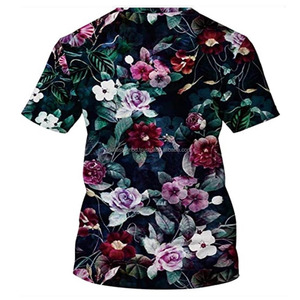 T-shirt en jersey personnalisé pour homme, col rond, manches courtes, séchage rapide, respirant, tricoté, anti-boulochage, écologique, décontracté chic, 3D - Product Image 2