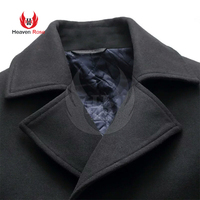 Hommes décontracté affaires Long manteau à capuche pardessus fourrure décoration bouton brodé coton rembourré grande taille imprimer vêtements d'extérieur vente