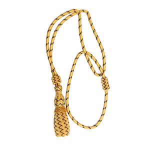 Cordón de Honor entrelazado, cordones de Honor de graduación, doble Color, negro y dorado, cordón de Honor de graduación, adorno de borla - Product Image 4