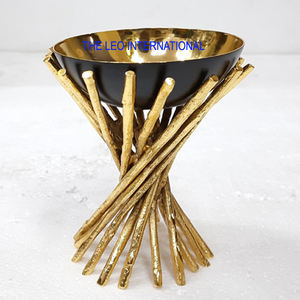 Support à fleurs en métal coulé couleur dorée blanc mat bol brûleur de haute qualité Mabkhara encens charbon de bois Oud - Product Image 5