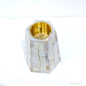 Quemador de incienso con incrustaciones de perlas Madre, estilo Animal con artesanía de perlas, artesanías naturales pulidas para regalos de Eid Ramadán - Product Image 6