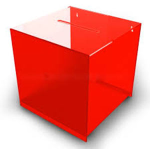 Wholesale Custom Cube <b>Clear</b> Acrylic Compartment <b>Display</b> <b>Box</b> - Product Image 1
