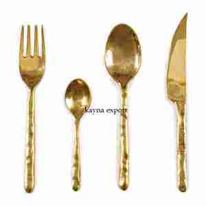 Ensemble de couverts de restaurant en acier inoxydable de qualité supérieure Couteau et cuillère folkloriques pour mariages et fêtes - Product Image 1