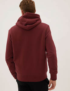 Precio al por mayor Ropa deportiva para hombre Color sólido Sudaderas con capucha de entrenamiento de invierno Jersey de lana Cremallera Impresión digital Diseño liso en blanco - Product Image 3