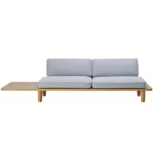 Vietnam Supplier Low MOQ Living Room Furniture Comfortable Custom Made Solid Wood Fabric Sofa Modern