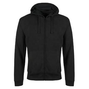Sudadera con capucha para hombre, de invierno, con logotipo impreso personalizado, forro polar, liso, informal, para gimnasio - Product Image 2