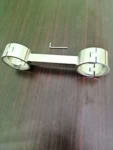 Fabricante proveedor barra esparcidora de acero inoxidable esposas grillete esclavo esposas tobillo puño Metal Bondage ataduras juguetes sexuales - Product Image 2