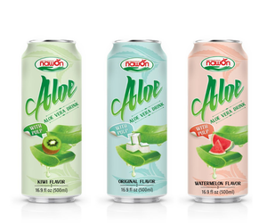 Échantillon gratuit 500 ml de jus d'aloe vera HALAL Meilleur goût Prix de gros Fabricant de boissons - Product Image 1