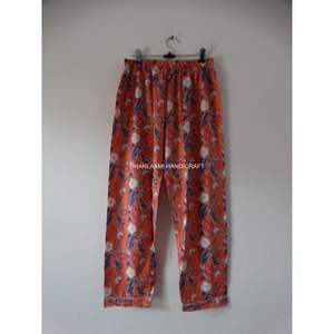 ใหม่อินเดียดอกไม้พิมพ์ผ้าฝ้าย100% อินทรีย์คืนชุดอินเดียชุดนอนชุดขายส่งชุดนอน - Product Image 4